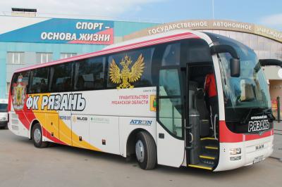 У рязанского ФК «Звезда» появился автобус из будущего